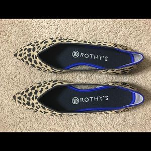 Rothy’s Leopard Points Sz 8.0